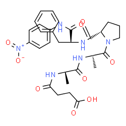 ChemSpider 2D Image | Suc-aapf-pna | C30H36N6O9