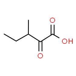 ChemSpider 2D Image | a-Oxo-b-methylvaleric acid | C6H10O3