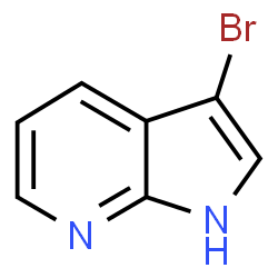 ChemSpider 2D Image | 3-Bromo-7-azaindole | C7H5BrN2