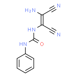 ChemSpider 2D Image | 1-[(Z)-2-Amino-1,2-dicyanovinyl]-3-phenylurea | C11H9N5O