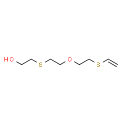ChemSpider 2D Image | 1-(2-Hydroxyethylthio)-2-(2-vinylthioethoxy)ethane | C8H16O2S2