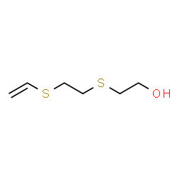 ChemSpider 2D Image | 1-(2-Hydroxyethylthio)-2-(vinylthio)ethane | C6H12OS2