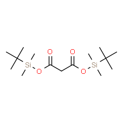 ChemSpider 2D Image | Bis[dimethyl(2-methyl-2-propanyl)silyl] malonate | C15H32O4Si2
