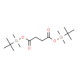 ChemSpider 2D Image | Bis[dimethyl(2-methyl-2-propanyl)silyl] succinate | C16H34O4Si2