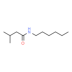 ChemSpider 2D Image | N-Hexyl-3-methylbutanamide | C11H23NO