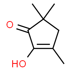 ChemSpider 2D Image | 2-Hydroxy-3,5,5-trimethyl-2-cyclopenten-1-one | C8H12O2