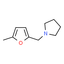 ChemSpider 2D Image | Pyrrolidine, 1-(5-methylfurfuryl) | C10H15NO