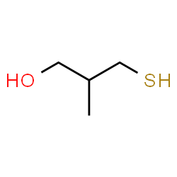ChemSpider 2D Image | 3-Mercapto-2-methylpropanol | C4H10OS