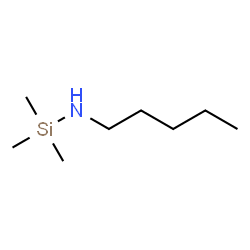 ChemSpider 2D Image | 1,1,1-Trimethyl-N-pentylsilanamine | C8H21NSi