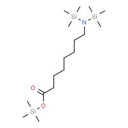 ChemSpider 2D Image | Trimethylsilyl 8-[bis(trimethylsilyl)amino]octanoate | C17H41NO2Si3