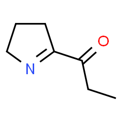 ChemSpider 2D Image | 2-PROPIONYLPYRROLINE | C7H11NO