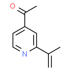 ChemSpider 2D Image | 1-(2-Isopropenyl-4-pyridinyl)ethanone | C10H11NO