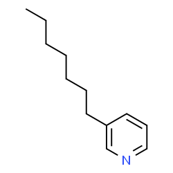 ChemSpider 2D Image | 3-Heptylpyridine | C12H19N