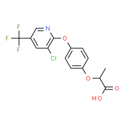 ChemSpider 2D Image | haloxyfop | C15H11ClF3NO4