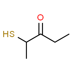 ChemSpider 2D Image | 2-mercapto-3-pentanone | C5H10OS