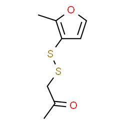 ChemSpider 2D Image | 1-[(2-Methyl-3-furyl)disulfanyl]acetone | C8H10O2S2