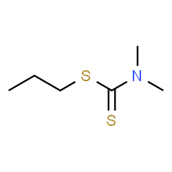 ChemSpider 2D Image | Propyl dimethylcarbamodithioate | C6H13NS2