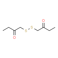 ChemSpider 2D Image | bis-(2-Oxobutyl) disulfide | C8H14O2S2