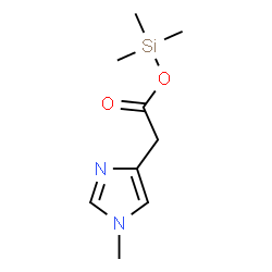 ChemSpider 2D Image | Trimethylsilyl (1-methyl-1H-imidazol-4-yl)acetate | C9H16N2O2Si