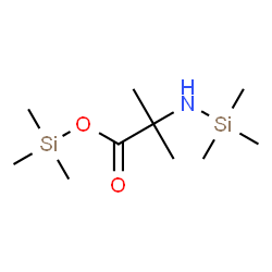 ChemSpider 2D Image | Trimethylsilyl 2-methyl-N-(trimethylsilyl)alaninate | C10H25NO2Si2
