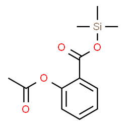 ChemSpider 2D Image | Trimethylsilyl acetylsalicylate | C12H16O4Si