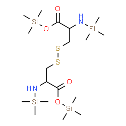 ChemSpider 2D Image | Bis(trimethylsilyl) N,N'-bis(trimethylsilyl)cystinate | C18H44N2O4S2Si4