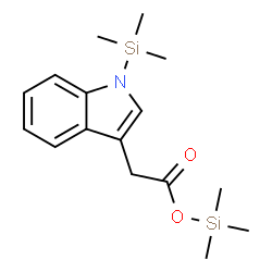 ChemSpider 2D Image | Trimethylsilyl [1-(trimethylsilyl)-1H-indol-3-yl]acetate | C16H25NO2Si2