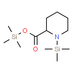 ChemSpider 2D Image | Trimethylsilyl 1-(trimethylsilyl)-2-piperidinecarboxylate | C12H27NO2Si2