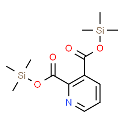 ChemSpider 2D Image | Bis(trimethylsilyl) 2,3-pyridinedicarboxylate | C13H21NO4Si2