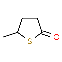 ChemSpider 2D Image | 5-Methyltetrahydrothiophen-2-one | C5H8OS