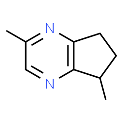 ChemSpider 2D Image | 2,5-Dimethyl-6,7-dihydro-5H-cyclopentapyrazine | C9H12N2
