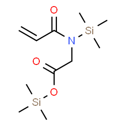 ChemSpider 2D Image | Trimethylsilyl [acryloyl(trimethylsilyl)amino]acetate | C11H23NO3Si2