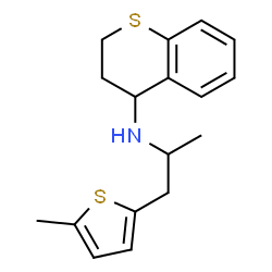ChemSpider 2D Image | N-[1-(5-Methyl-2-thienyl)-2-propanyl]-4-thiochromanamine | C17H21NS2