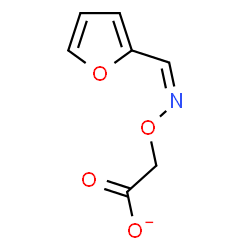 ChemSpider 2D Image | {[(Z)-(2-Furylmethylene)amino]oxy}acetate | C7H6NO4