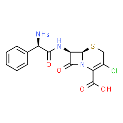 ChemSpider 2D Image | Cefaclor | C15H14ClN3O4S