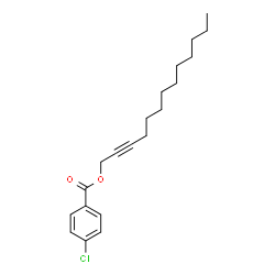 ChemSpider 2D Image | 2-Tridecyn-1-yl 4-chlorobenzoate | C20H27ClO2