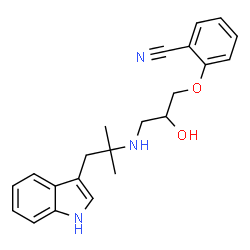 ChemSpider 2D Image | Bucindolol | C22H25N3O2