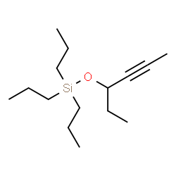 ChemSpider 2D Image | 3-Tripropylsilyloxyhex-4-yne | C15H30OSi