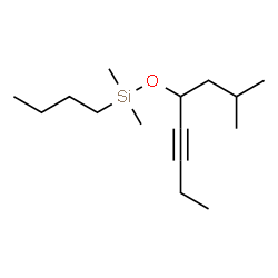 ChemSpider 2D Image | 4-Butyldimethylsilyloxy-2-methyloct-5-yne | C15H30OSi