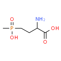 ChemSpider 2D Image | DL-Phosphinothricin | C5H12NO4P