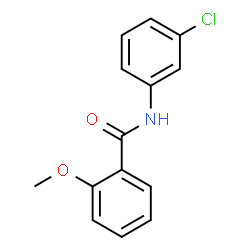 ChemSpider 2D Image | N-(3-Chlorophenyl)-2-methoxybenzamide | C14H12ClNO2