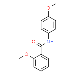 ChemSpider 2D Image | 2-Methoxy-N-(4-methoxyphenyl)benzamide | C15H15NO3