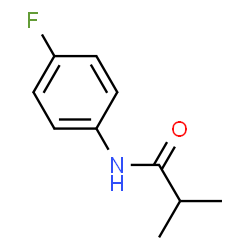 ChemSpider 2D Image | N-(4-fluorophenyl)isobutyramide | C10H12FNO