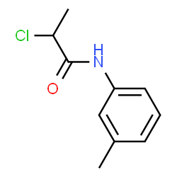 ChemSpider 2D Image | 2-Chloro-N-(3-methylphenyl)propanamide | C10H12ClNO