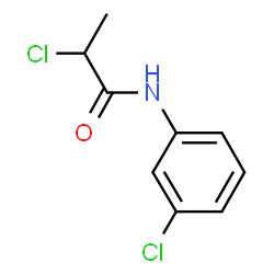 ChemSpider 2D Image | 2-Chloro-N-(3-chlorophenyl)propanamide | C9H9Cl2NO