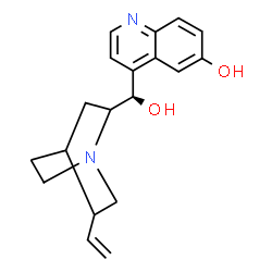 ChemSpider 2D Image | (9R)-Cinchonan-6',9-diol | C19H22N2O2