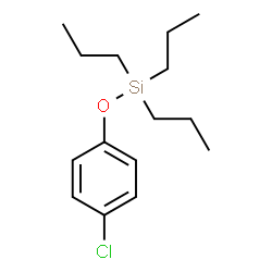 ChemSpider 2D Image | (4-Chlorophenoxy)(tripropyl)silane | C15H25ClOSi