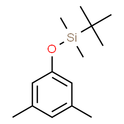 ChemSpider 2D Image | 3,5-Dimethyl-1-dimethyl(tert-butyl)silyloxybenzene | C14H24OSi