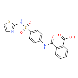 ChemSpider 2D Image | Phthalylsulfathiazole | C17H13N3O5S2