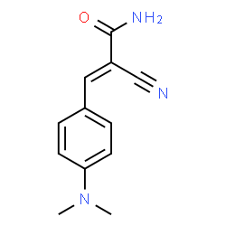 ChemSpider 2D Image | (2E)-2-Cyano-3-[4-(dimethylamino)phenyl]acrylamide | C12H13N3O